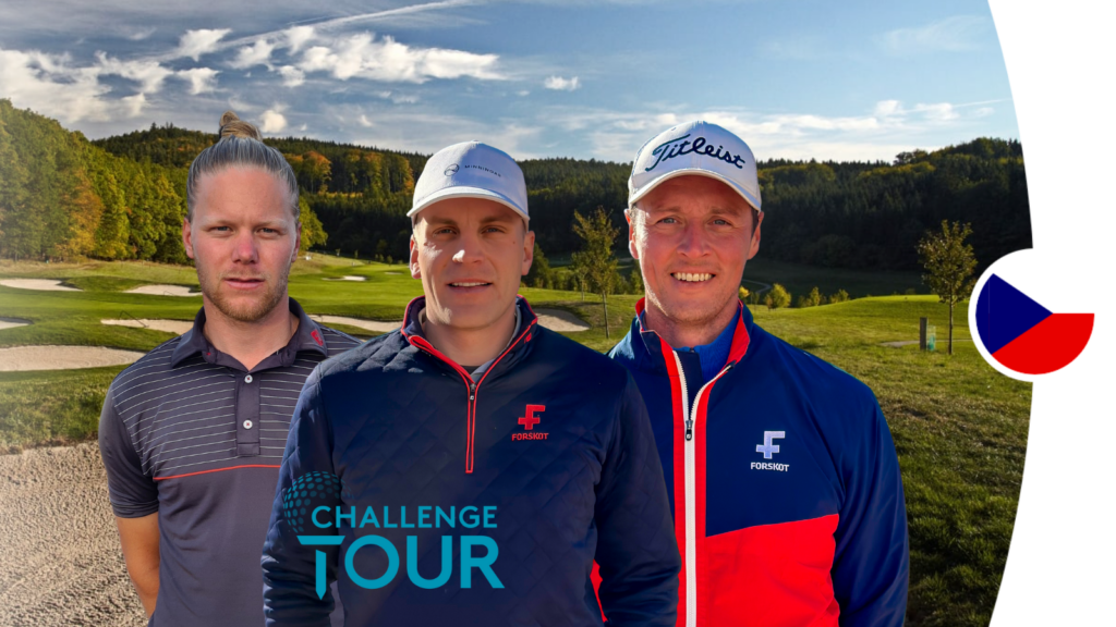 Guðmundur Ágúst, Haraldur Franklín og Axel keppa á Challenge Tour móti í Tékklandi