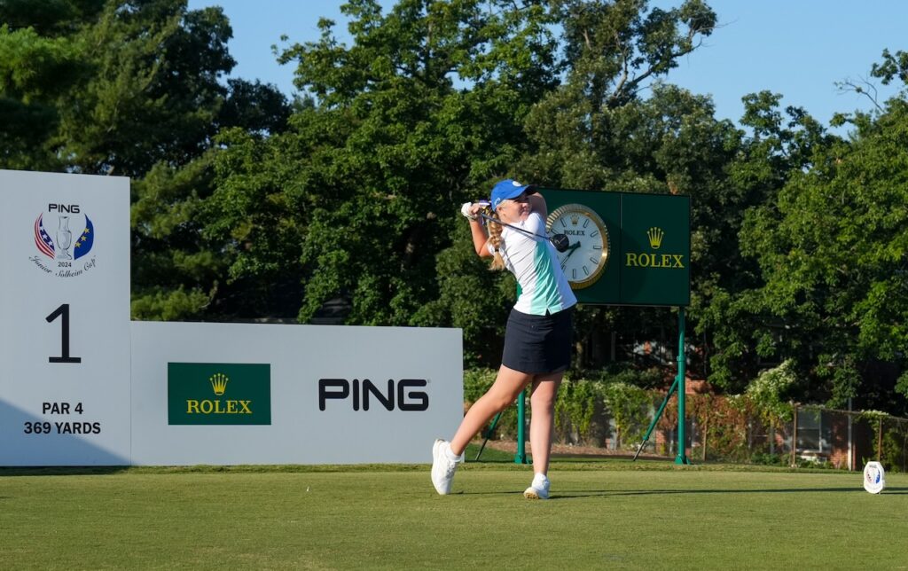 Perla Sól á Junior Solheim Cup – myndasyrpa