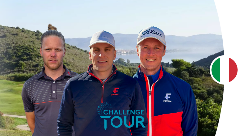 Guðmundur Ágúst, Haraldur Franklín og Axel keppa Challenge Tour á Ítalíu