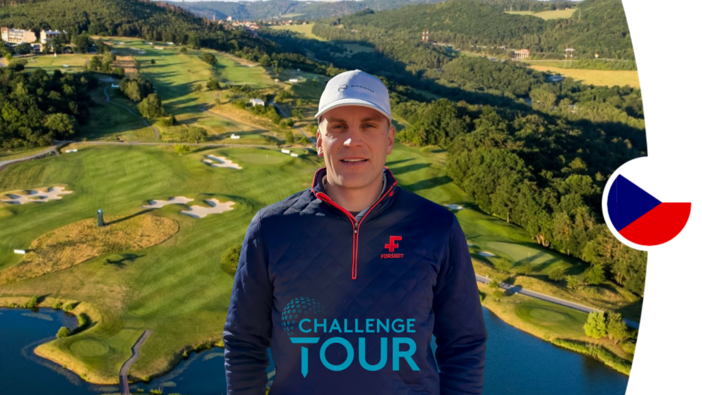 Haraldur Franklín í toppbaráttunni á  Challenge Tour móti í Tékklandi